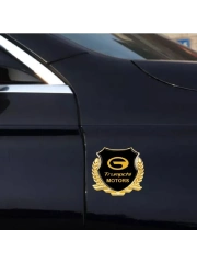 Металлическая эмблема на автомобиль "TRUMPCHI" самоклеящаяся